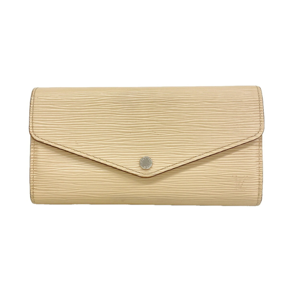 Louis Vuitton Epi Leather Long Wallet Portefeuille Sarah M60724 Dune Women's ...
